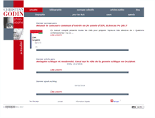 Tablet Screenshot of christian-godin.com
